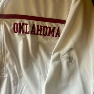 Men’s - Nike Elite Oklahoma Dri Fit - Quarter Zip - XL
